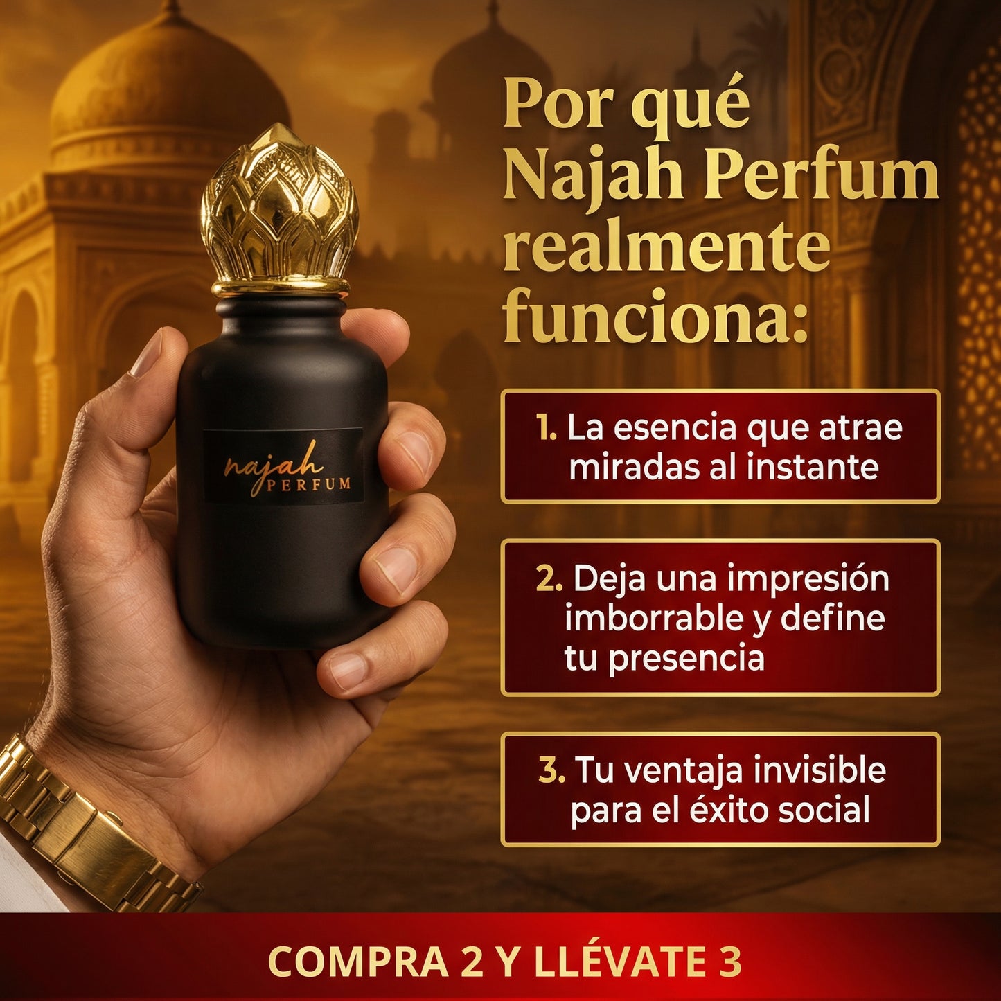 Najah perfume Arabe feromonas concentrdo